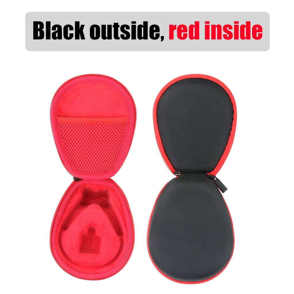 co2crea Hard Travel Case for AfterShokz Aeropex/TREKZ/OpenRun/OpenMove Open-Ear Wireless Bone Conduction Headphones (Red)