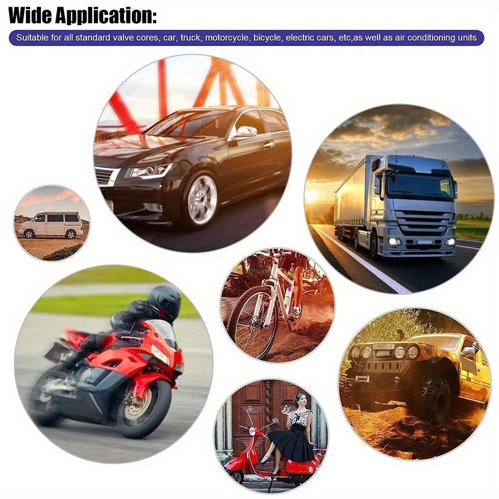 33Pcs Rust-proof Tire Valve Stem Installer Tool Set Multi Function Valve Removal Puller Tool  Cars