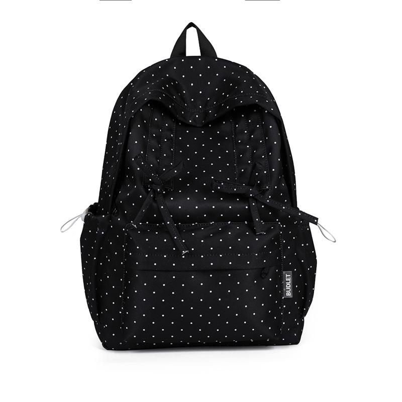 Zaino1011 nuovo coreano ins tempesta punto zaino studente femminile zaino scolastico leggero grande capacità casual semplice zaino