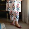Bollywood Aline Cotton Kurta Pant Set Indian Women Designer Party Wear Kurti VSO-1714 c