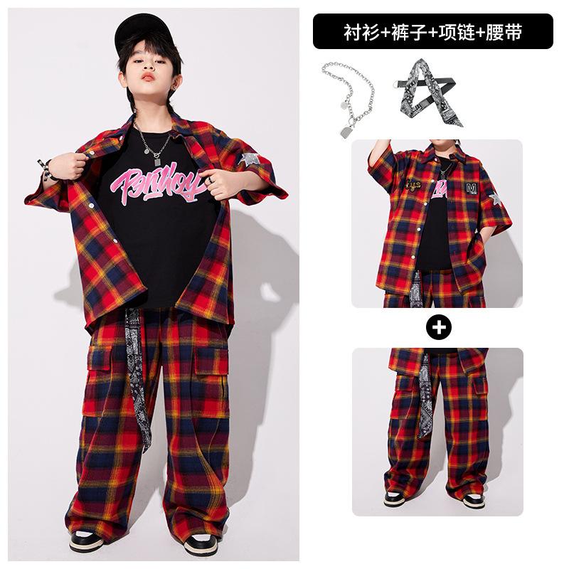 Hip-Hop Children'S Trendy Costumes, Boys' Suits, Hiphop Children'S Clothing, Hip-Hop Catwalk Girls, Jazz Drums