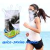 3D Dyr Magisk Skjerf Bandana Pustende Halsvarmer Gaiter Hengeøre Utendørssport Trekantet Ansiktsmaske Skjerf Sommer