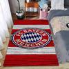 Roter und Weißer FC Bayern München Emblem Teppich mit Holzmaserung Geeignet zur Verwendung als Antirutsch für Wohnzimmer Schlafzimmer Sofas