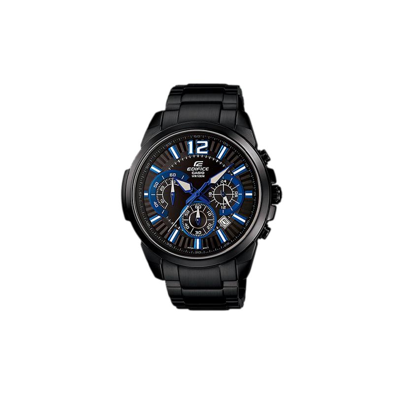 

Casio CASIOEDIFICE series 100m waterproof quartz movement stainless steel strap Japanese and Korean watch men s watch black dial EFR-535BK-1A2 чёрный