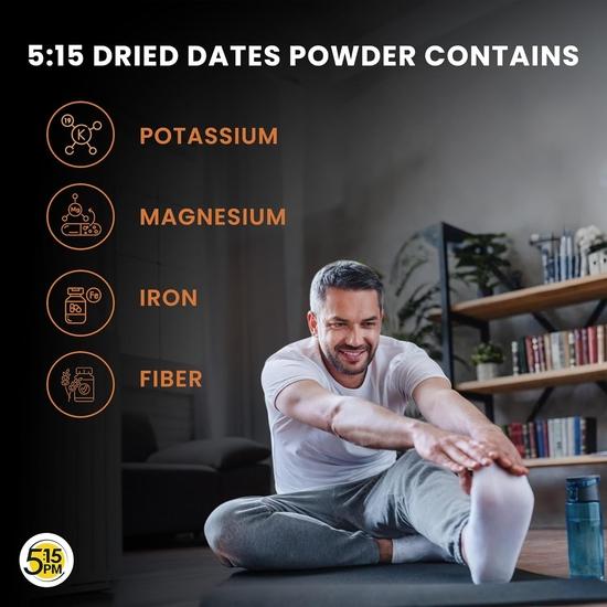 5:15PM Dried Dates Powder 250g (Kharik Powder) | Dates powder | No Added Sugar