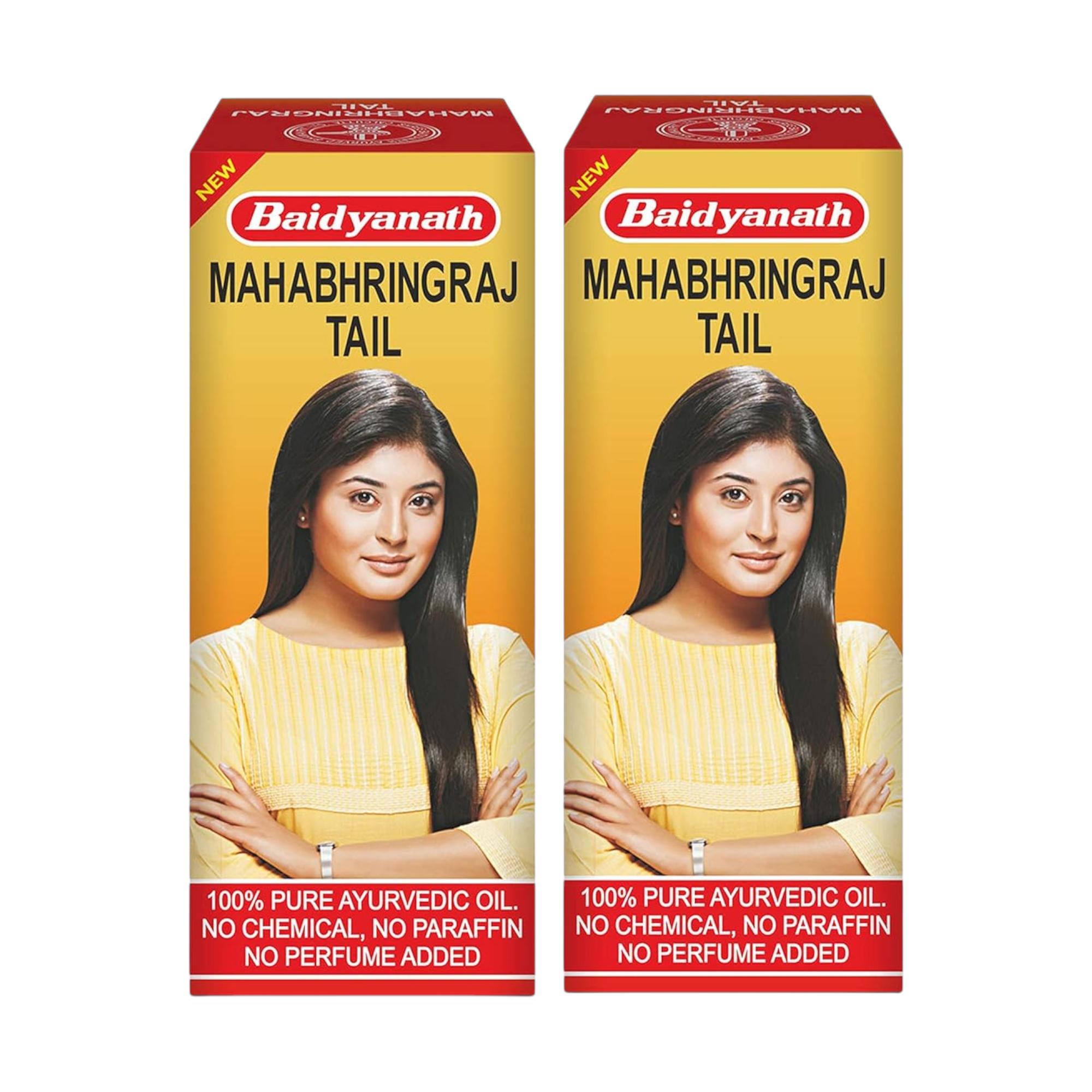 

Baidyanath Mahabhringraj Pure Ayurvedic Hair Oil 100 ml Pack of 2 for Healthy Strong Shiny Hair Care