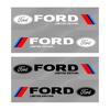 2 stuks Auto Zijdeur 3D Sticker Badge Decal Decoratie Voor Ford Focus Mk2 Party Mk3 Ranger Mondeo Mk4 Fiest