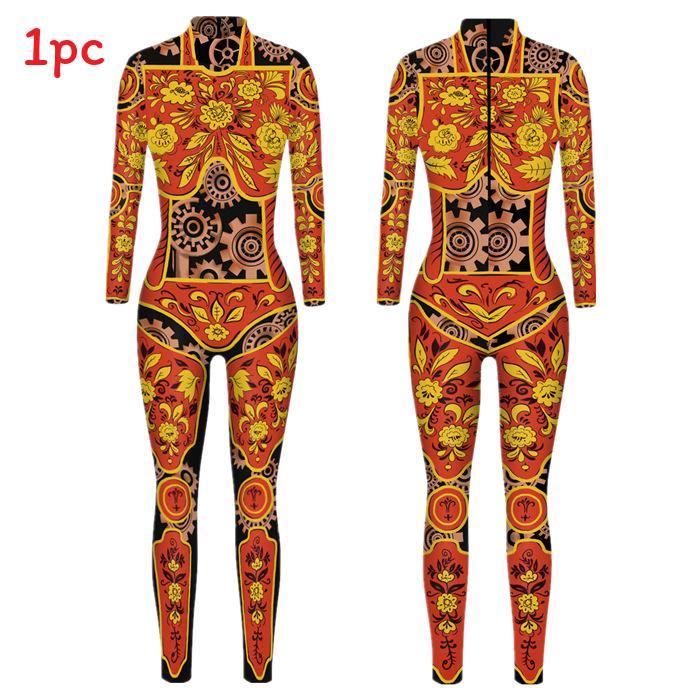 Cosplay Jumpsuit With 80 Cotton Blend Fabric For Adults And Kids Halloween Costume