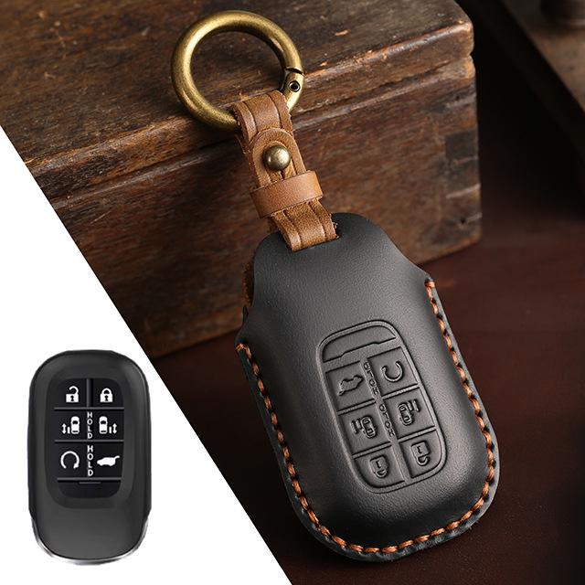 Genuine Leather Key Cover for 2024 Honda Odyssey & Elysion Hybrid