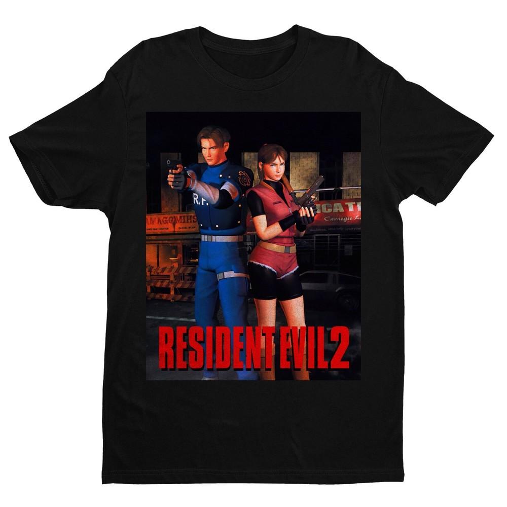 

Resident Evil II Обкладинка Преміальна Унісекс Футболка Ексклюзивний Дизайн L