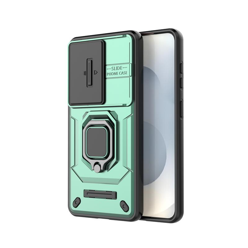 Schiebe-Fenster Handyhülle Für Samsung Galaxy S26 Stoßfest Ringhalter Magnetische Hülle Für Samsung S26 Hülle Für Samsung S26 Hülle