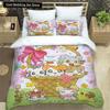 3D Printing Cartoon Lovely Hamtaro Bedding Set Duvet Cover Pillow Set Birthday Gift Children Quilt Cover Bedding Home Textiles