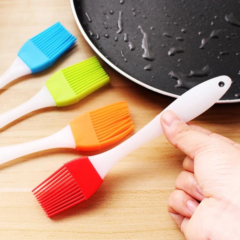 Silicone Barbeque Spatula Brush Cooking Bbq Heat Resistant Oil Brush Baking Tool