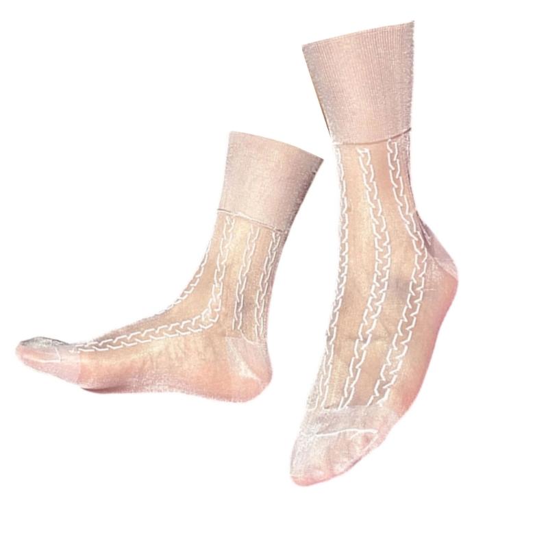 1 Pair Supportive Prom Socks Sheer Business Socks Soft Nylon Work Thin Sock Ensuring Foot Comfort for Professionals