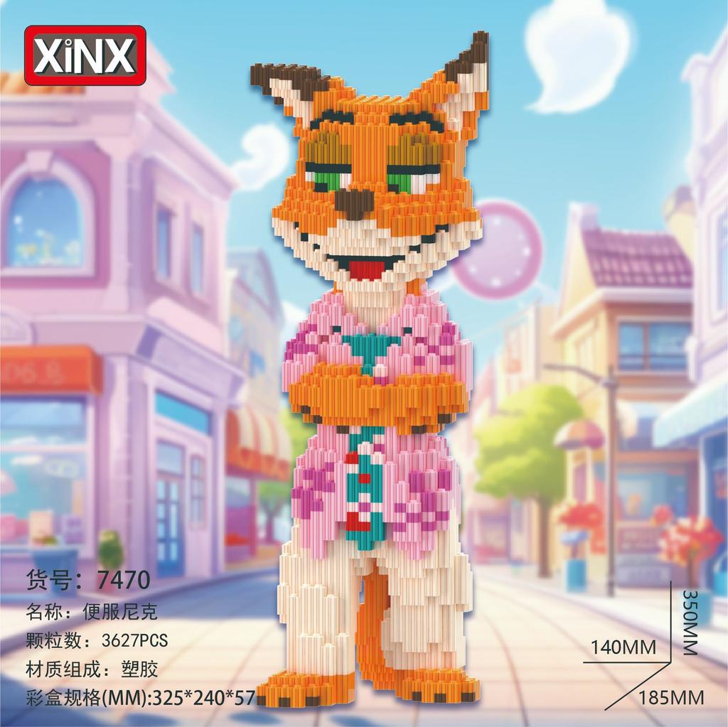 Disney Zootopia Building Blocks Nick Judy Model Benjamin Sloth Bricks Cartoon Movie Figure Toys For Kids Christmas Gift