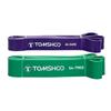 TOMSHOO Resistance Band Set Fitness Climbing Training Tubes Strength Stretching Multiple Bands