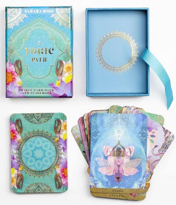 Kancharo Oracle Card Tarot Card Reading Path Oracle Deck Luxury Storage A Yogic Path Oracle Deck and Guidebook Box Includes Japanese Oracle Card Basic