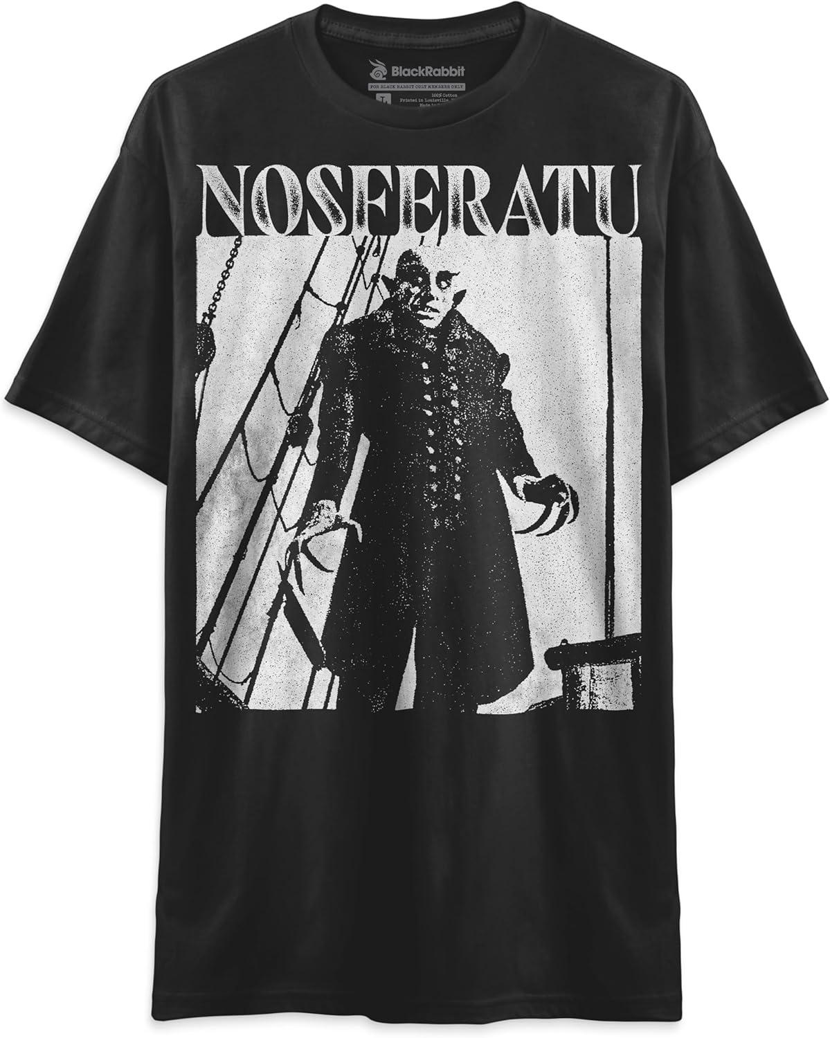 Nosferatu Count Orlok Classic Horror Retro Vintage Unisex Classic T-Shirt XXXXXL чёрный