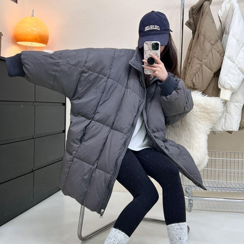 Women's cotton-padded clothes winter long loose cotton-padded jackets thickened jackets casual cotton-padded clothes tide