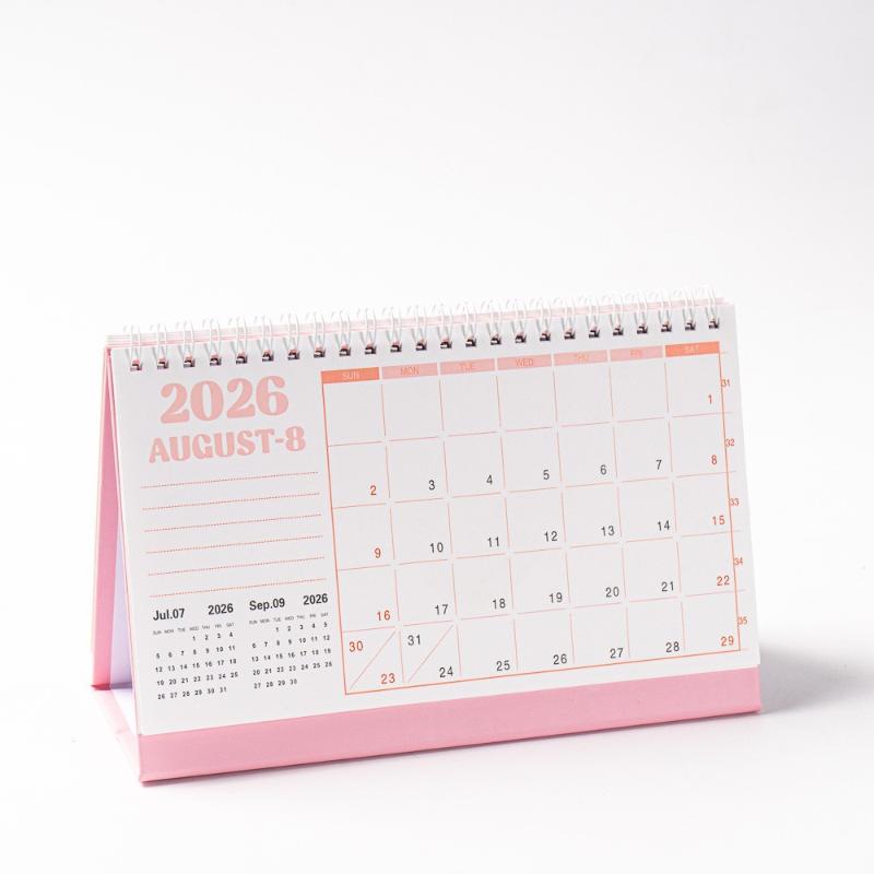 2026 Schreibtischkalender Großer englischer Kalender Bücher Jährliche To-Do-Liste Monats-Tagesplaner Zeitmanagement