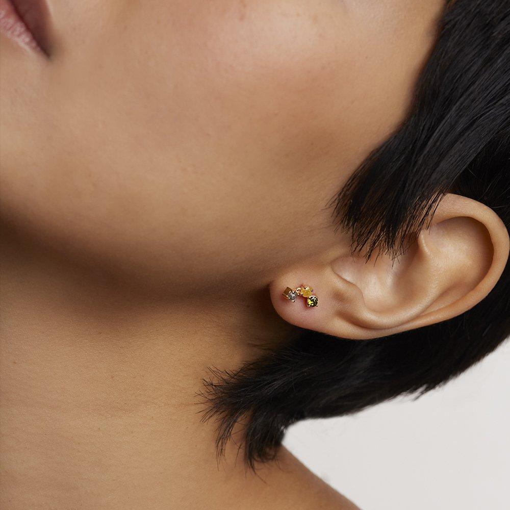 [PD Paola] Juno Collection Flora Earrings (Yellow Gold Color)