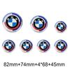 FA77Pcs Car Hood Front Rear Trunk Emblem Badge for BMW 50th Anniversary E36 E46 E53 E90 E60 E39 E87 G01 G20 G30 X1 X3 X5 X6 F30 F20