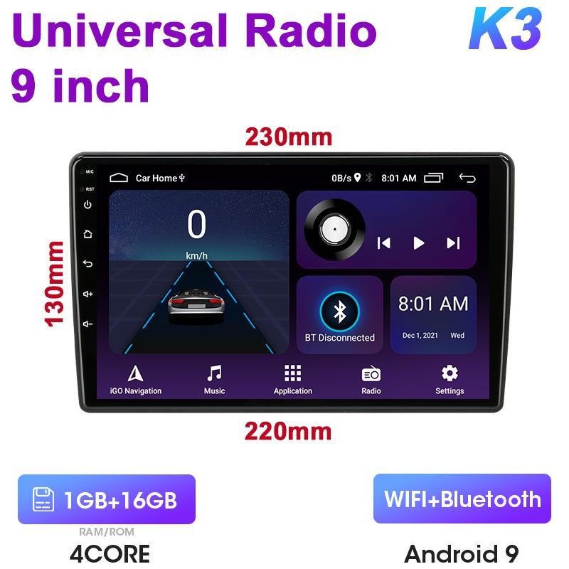 Universal 7 9 Inch Car Radio 2 Din Android 12 Wireless CarPlay Auto Intelligent Systems Smart Autoradio For Nissan Toyota Kia