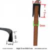 U-Shaped Rubber Anti-Collision and Edge Trim Sealing Strip