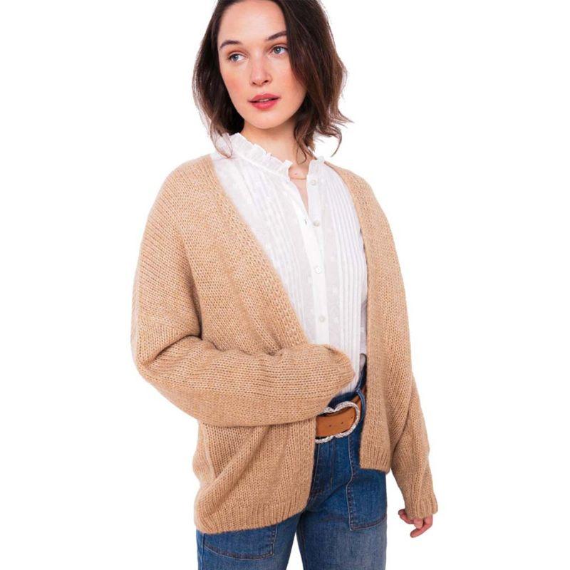Wool Content 25% Easy To Wear and Cheap Open Cardigan Sweater Outwear