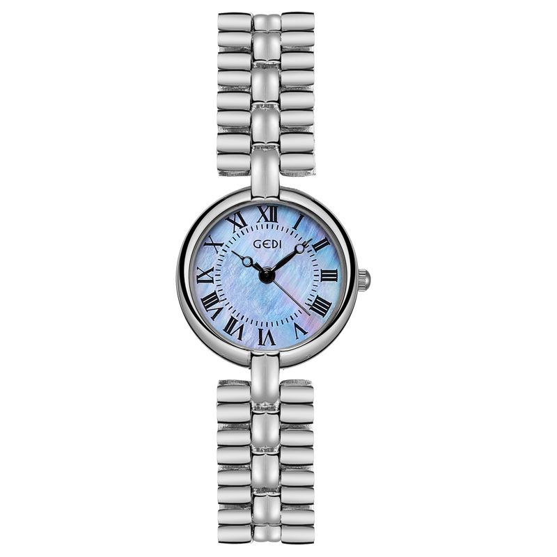 

Женские ретро римские водонепроницаемые кварцевые наручные часы GEDI