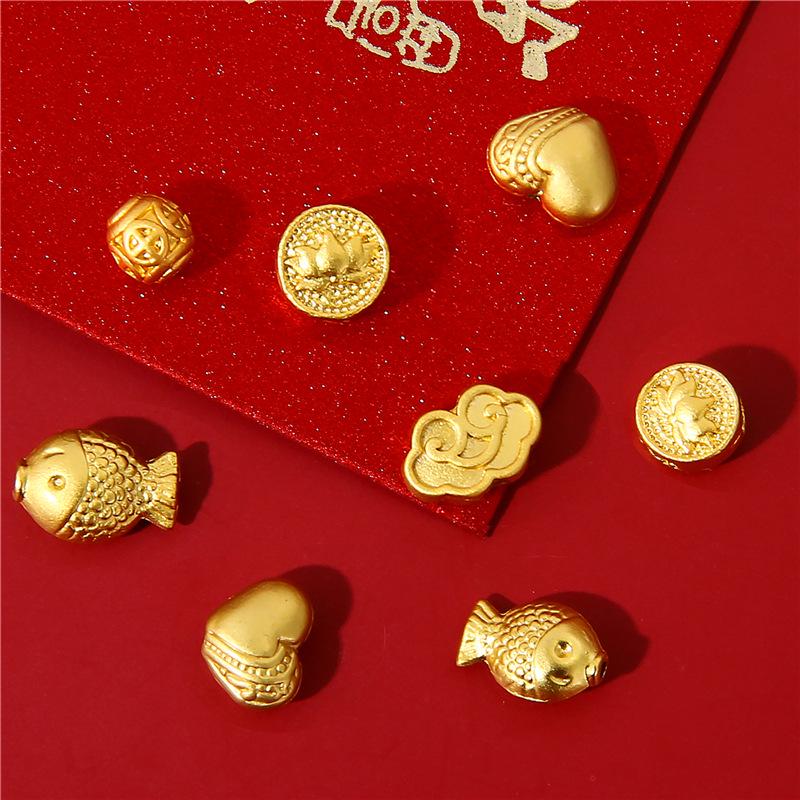 

Alloy Cloud Lotus Peach Heart Goldfish Bead Spacer for Handmade Tassel Necklace Jewelry