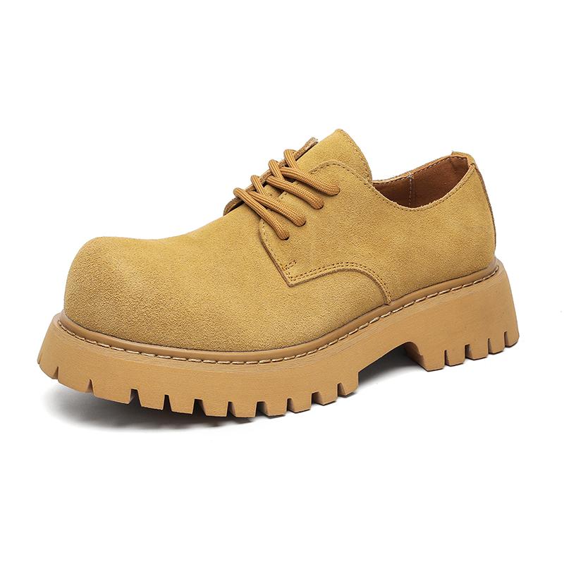 Leather Shoes For Man Genuine Leather Big Size Shoes High Quality Designer Formal Platform Casual Shoes Business