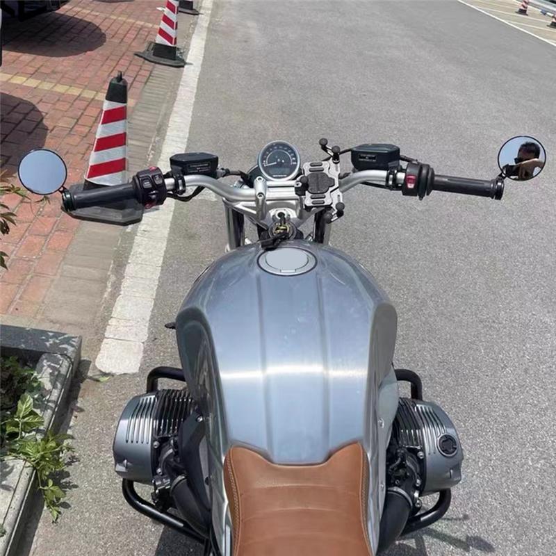 Ac29-CNC Handlebar Mirror Universal Motorcycle Rearview Mirror Sub-Mirror Modified Reversing Mirror Reflector Handlebar Mirror