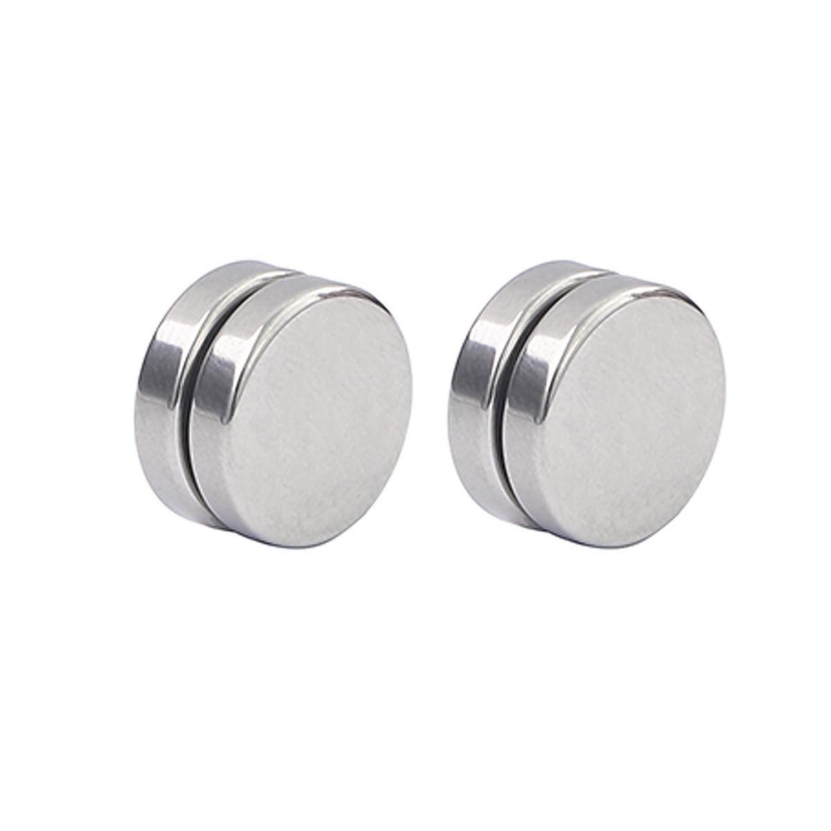 

Титанові сталеві сережки-гвоздики для вух, магнітні чоловічі вушні кліпси, ювелірні аксесуари 12mm срібний