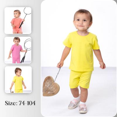 Infant Girls’ Set (T-Shirt + Leggings) – Soft Cotton & Everyday Comfort, Summer, 5075-036 HC
