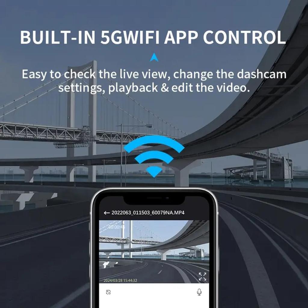 360° Dashcam Car Camera Recording Wifi Wireless Webcam Way Video Recorder 1080P 24 Parking 4 Channel Car Black Box