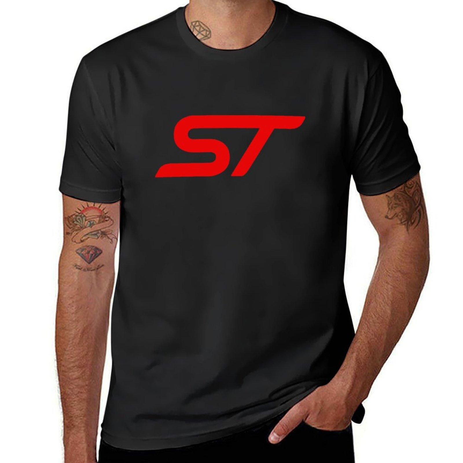 

Focus ST logo T-Shirt kawaii clothes tops summer clothes T-shirts for men cotton L
