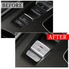 2Pcs Aluminum P Gear BRAKE HOLD Button Cover Trim For Honda Accord 2018-2019 Red