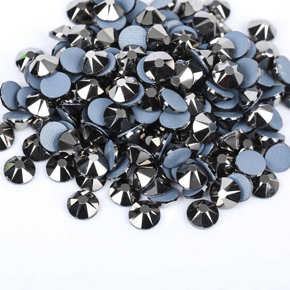 2088 16Cut Austrian Rhinestones Diamond Nail Art 3D DIY Mobile Phone Case ABS Hot-Fix Rubber Bottom Flats Glass Jewelry Shoes