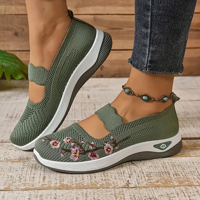 New Women's Summer Breathable Sneaker, Flat Shoes, Lightweight Soft Sole Comfortable Shoes, To Give Mom Intimate Gift Women's Shoes, Women Shoes