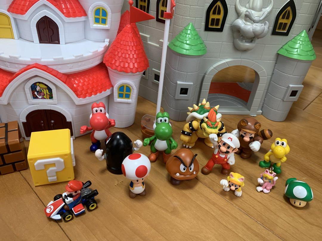 

[USED] Mario Character Figure Set with Castle