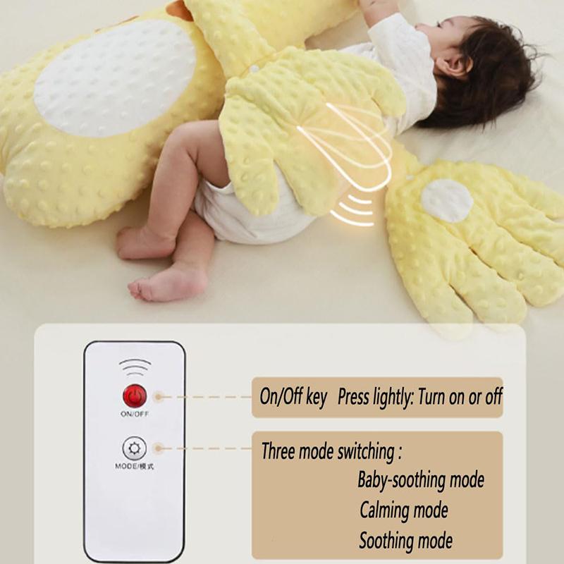 Heatable Baby Patter For Sleep Baby Startle Prevention Sleep Companion Automatic Palm Patting Sleeping Pillow Soothing Toy