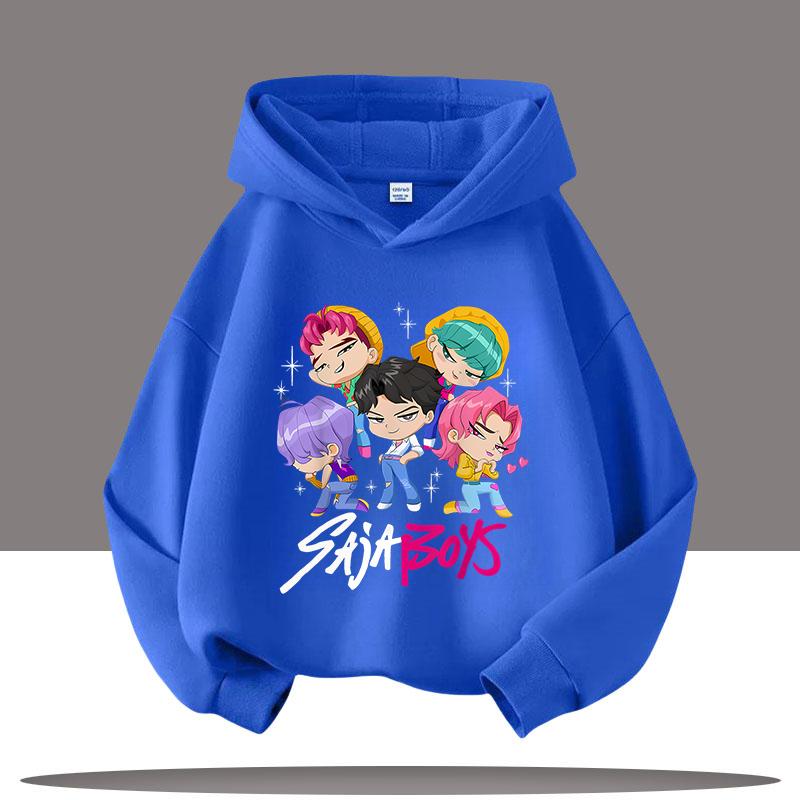 2025 Brand New Hip Hop KPop Demon Hunter Hoodie Fashion Girl Trend Korean Style Long Sleeve Warm Kids Street Sports Clothing