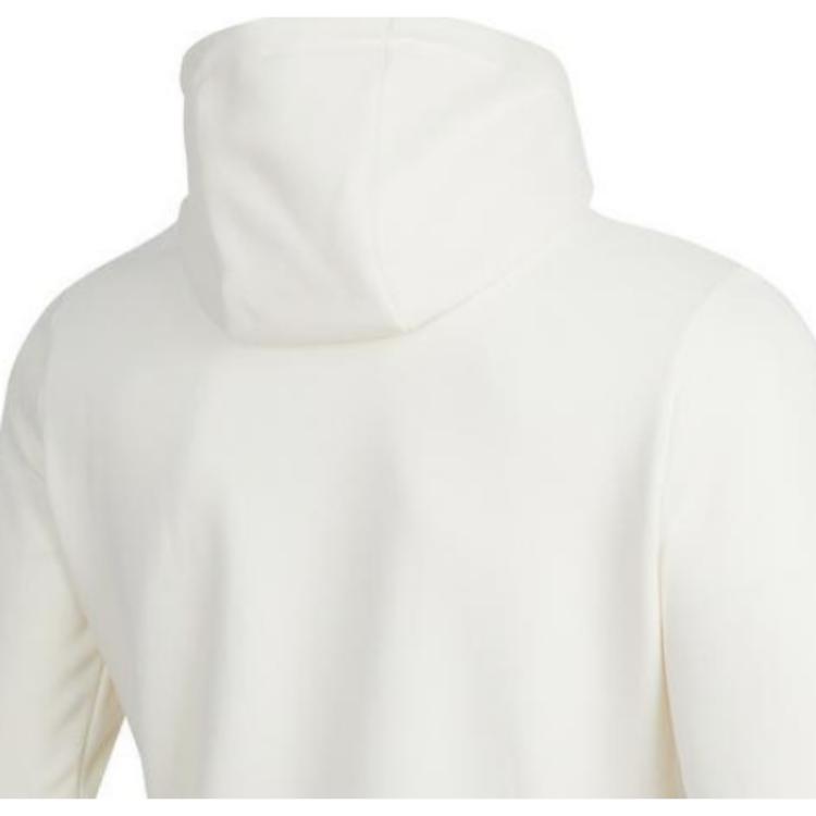 PUMA Logo Print Drawstring Hoodie With Long Sleeves Men Tops White 674352-65
