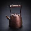 Hammered Copper Tea Kettle Handmade Stovetop Uncoated Pot for Boiling Water