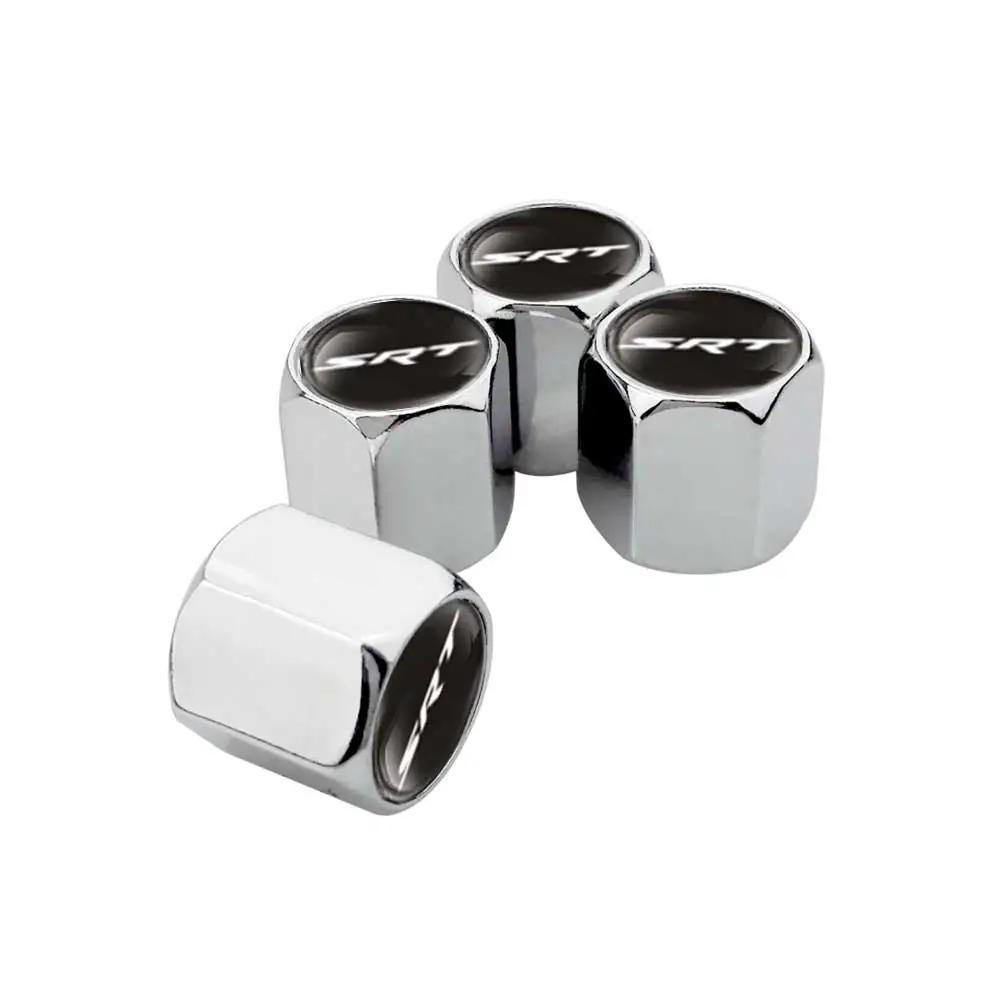 4PCS Alloy Car Tire Valve Caps Wheel Stem Anti-dust Covers for Dodge AVENGER CALIBER CARAVAN Challenger JOURNEY NITRO RAM 1500