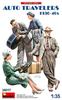 MiniArt Scale Automobile Civilian Travel Plastic Model MA38017 1/35 Set, 1930s-1940s, 4-Piece Set, Kit,