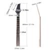 Acogedor Maple Electric Guitar Neck 24 Smooth Rosewood for Guitar Musicians Replacement, Frets, Finish, Fingerboard,