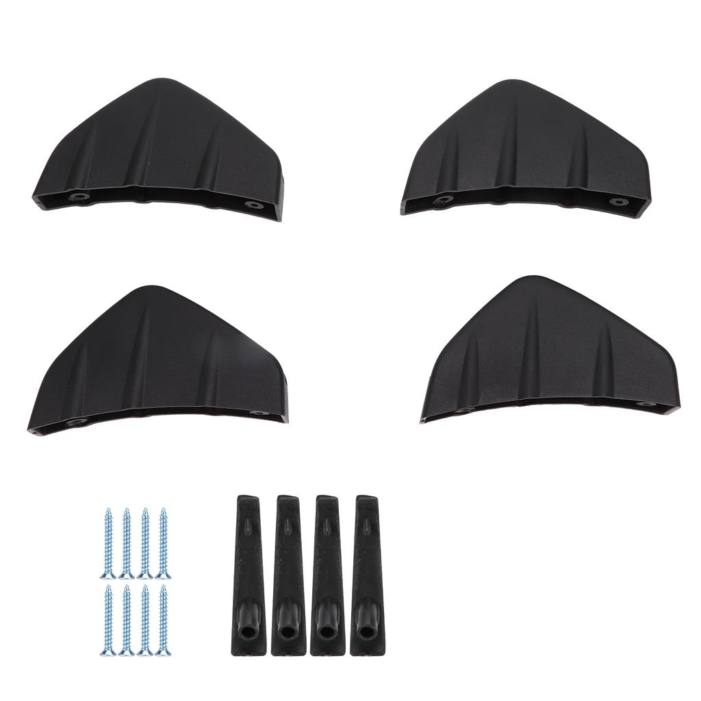 4 buc Spoiler Buza Bara Spate Garnitură Protectoare Negru Înlocuire pentru Întreținere Universal