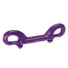90mm 316 Stainless Steel Diving Double Headed Hook Quick Release Spring Hooks for Diving BCD Purple